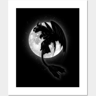 Moonlight Dragon Posters and Art